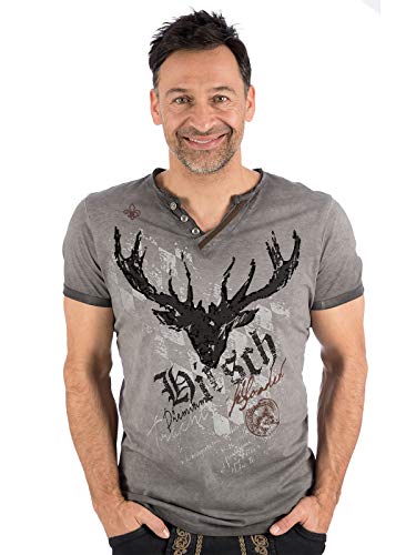 Hangowear Herren T-Shirt, Farbe:grau, Größe:6XL von Hangowear