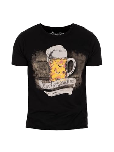 Hangowear Herren T-Shirt DORFSCHAMPUS schwarz M von Hangowear