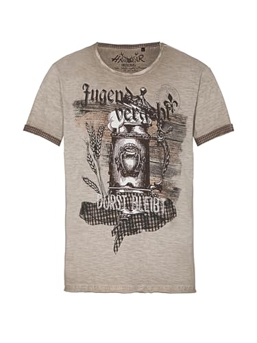 Hangowear Herren T-Shirt Durst-BLEIBT grau M von Hangowear