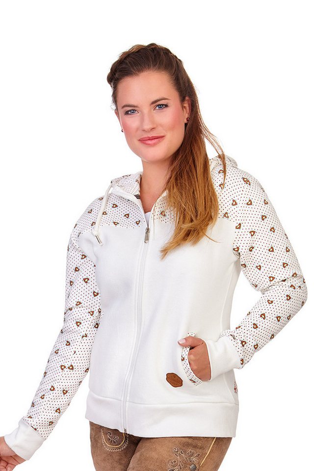 Hangowear Outdoorjacke Sweatjacke Damen - PRISCA - offweiß von Hangowear