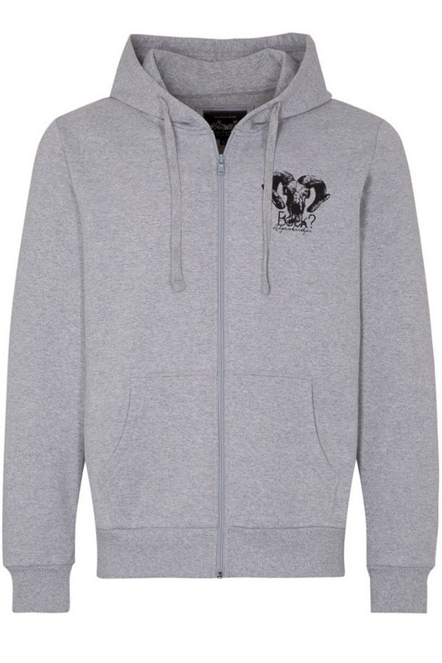 Hangowear Outdoorjacke Sweatjacke Herren - PAOLO - hellgrau von Hangowear