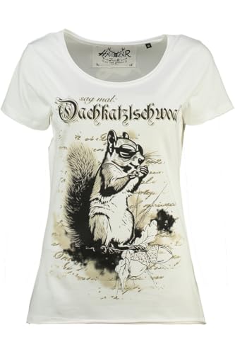 Hangowear T-Shirt Dorle Weiss Tierdruck Damen Hangowear T-Shirt Dorle Weiss Tierdruck Damen von Hangowear