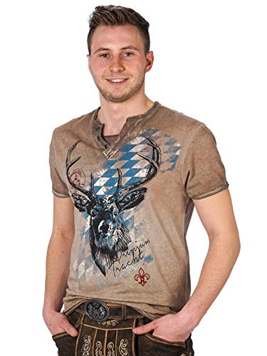 Hangowear T-Shirt Ferdi Bavaria braun Größe 3XL von Hangowear