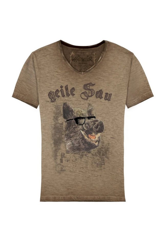 Hangowear T-Shirt Herren T-Shirt Feiko - hellbraun von Hangowear