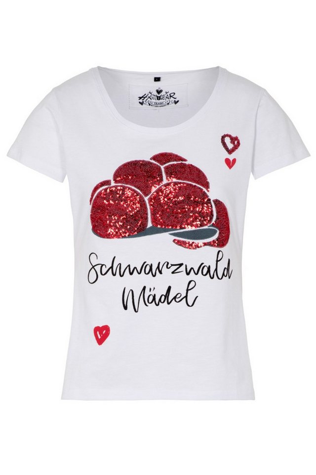 Hangowear Trachtenbluse Trachtenshirt Kind - CELINA KIDS - weiß von Hangowear