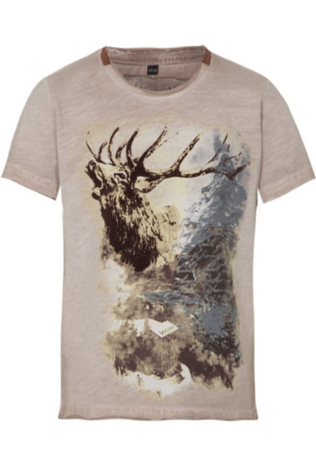 Hangowear Trachtenhemd Trachtenshirt Kind - YVEN KIDS - beige von Hangowear