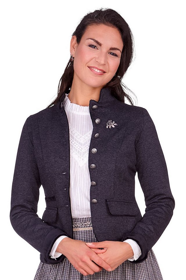 Hangowear Trachtenjanker Trachtenblazer Damen - ZILLY - anthrazit von Hangowear