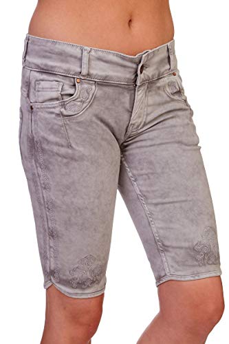 Hangowear Trachtenjeans Damen - HENDRINA - hellgrau, Schlamm von Hangowear