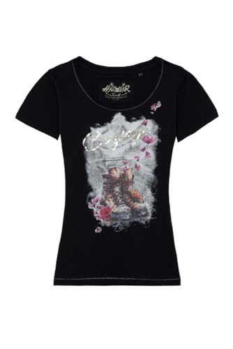 Hangowear Trachtenshirt Fayetta schwarz - L von Hangowear