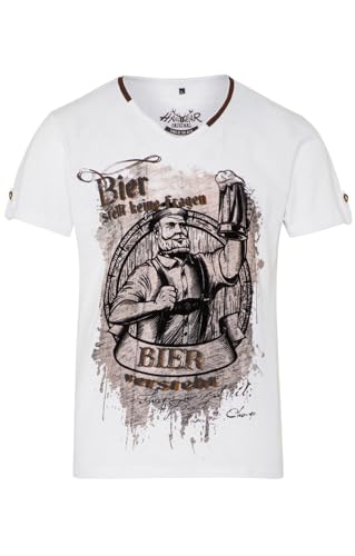 Hangowear Herren T-Shirt Bier-VERSTEHT weiß 3XL von Hangowear