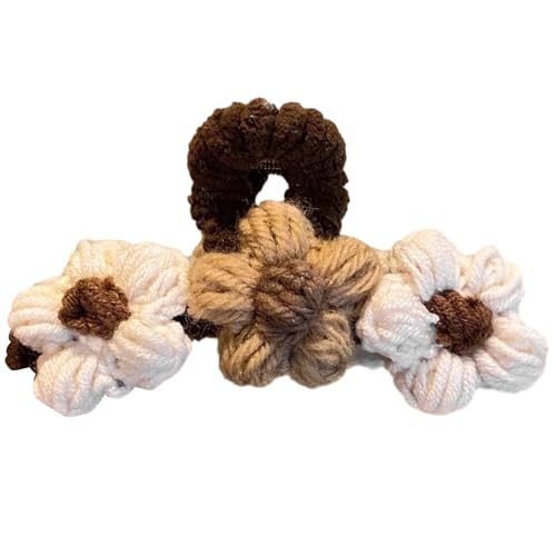 Niedliche und bequeme, handgefertigte Acryl-Blumen-Haarspange für Mädchen und Frauen, stilvolle Haarspange, Kopfbedeckung, Haarklammern, geeignet für Partys und Hochzeiten von Hangsu