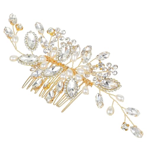 Hanjing 1 Stück Brautkamm Strass Haarkamm Haarschmuck Braut Hochzeit Haarschmuck Handgemachte Hochzeit Haarkamm Clip Perle Brautjungfer Seitenkamm Kristall Haarschmuck Hanjing 1 Stück Brautkamm Strass Haarkamm Haarschmuck Braut Hochzeit Haarschmuck Handgemachte Hochzeit Haarkamm Clip Perle Brautjungfer Seitenkamm Kristall Haarschmuck von Hanjing
