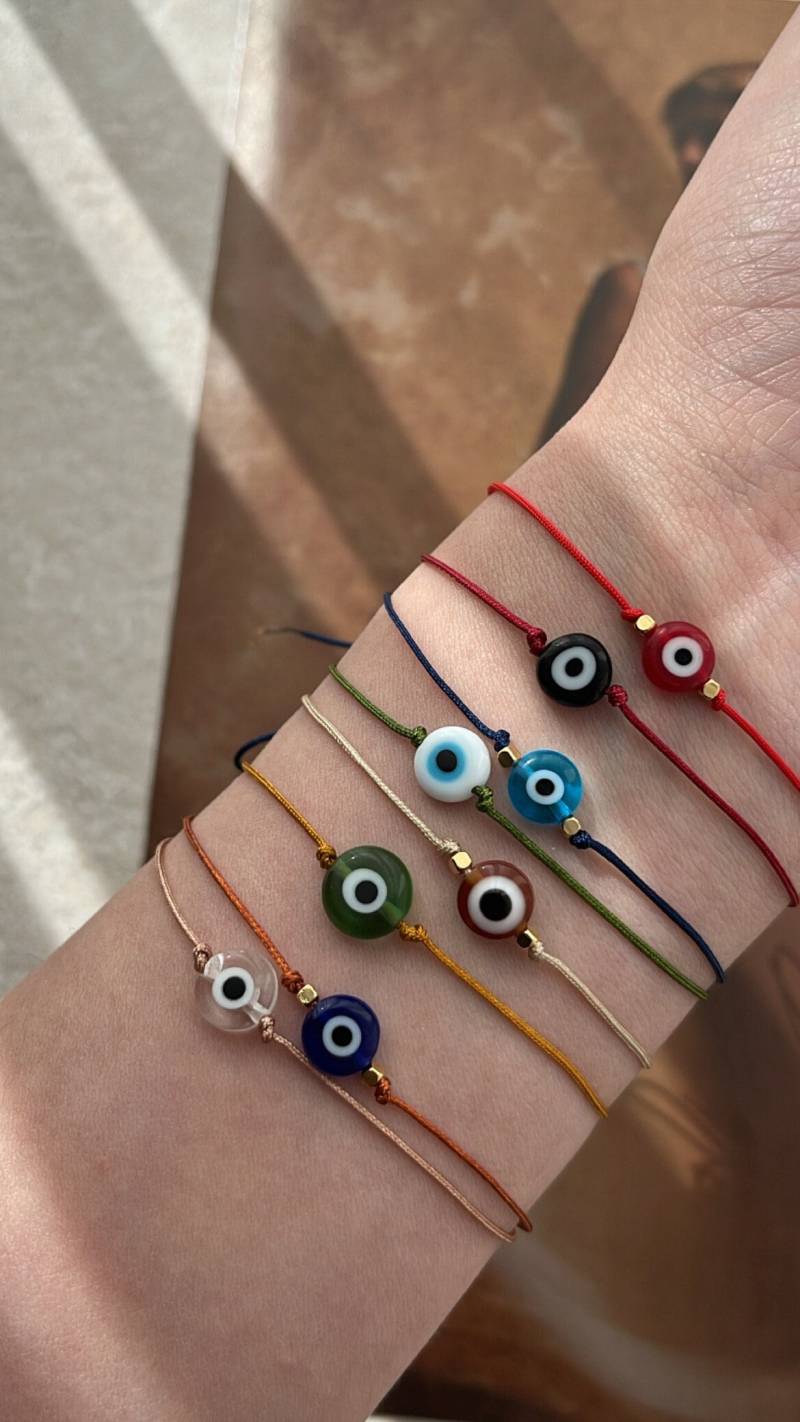 Makramee Armband Mit Evil Eye/Nazar Makramee Armband Mit Evil Eye/Nazar von Hankayatelier