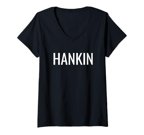 Damen Hankin T-Shirt mit V-Ausschnitt Damen Hankin T-Shirt mit V-Ausschnitt von Hankin