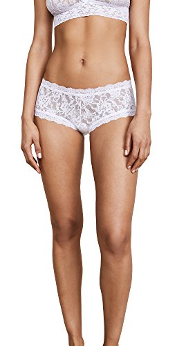 hanky panky Signature Lace Boyshort Höschen (4812) (groß/weiß) von hanky panky