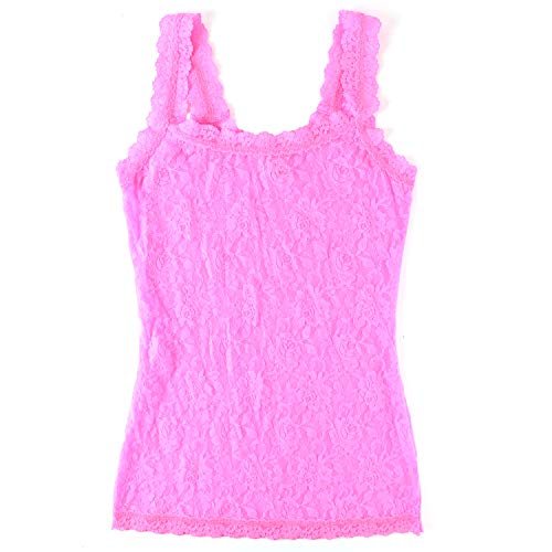 Hanky Panky Damen Signature Lace Classic Cami Camisole, Glo Pink, S von hanky panky