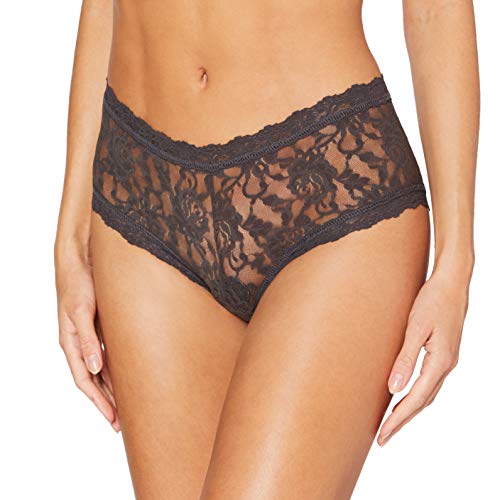 hanky panky Damen Signature Lace Boyshort Panty - Grau - Medium von hanky panky