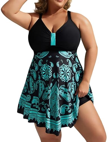 Hanna Nikole Bademode Damen Bauchweg Badekleid GroßE GrößEn Einteiler Badeanzug Shape Bademode GerüSchter Schwimmanzug Weiche Strandmode Mit Badeshorts &Verstellbarer Schultergurt Hanna Nikole Bademode Damen Bauchweg Badekleid GroßE GrößEn Einteiler Badeanzug Shape Bademode GerüSchter Schwimmanzug Weiche Strandmode Mit Badeshorts &Verstellbarer Schultergurt von Hanna Nikole