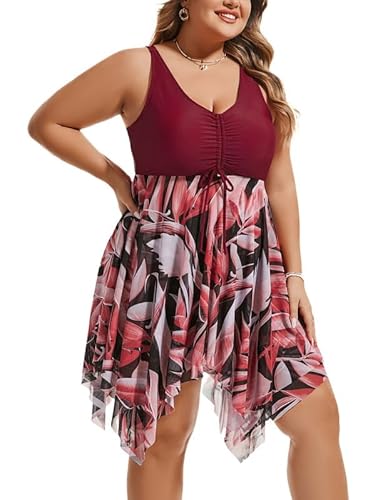 Hanna Nikole Damen Grosse GrÖssen Zweiteilig BadeanzÜge Bademode Mit Bikinihose Wassermelonen Druck 58 von Hanna Nikole