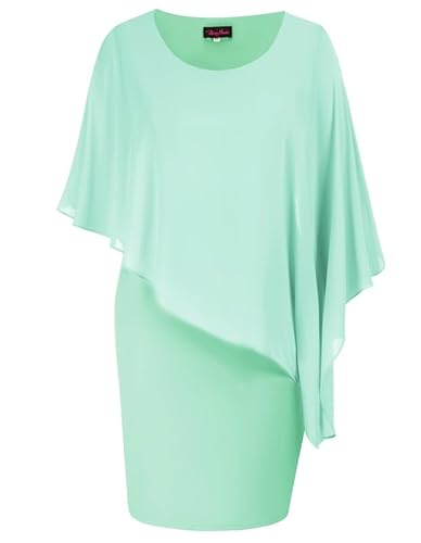 Hanna Nikole Glitzerkleid Damen Damen GroßE GrößE Chiffon-üBerwurf Kleid Paillettenkleid Festliche Kleider Elegante Spitzenkleid Cocktailkleid Knielang Abendkleider Hochzeitsgast Outfit Party Kleider Hanna Nikole Glitzerkleid Damen Damen GroßE GrößE Chiffon-üBerwurf Kleid Paillettenkleid Festliche Kleider Elegante Spitzenkleid Cocktailkleid Knielang Abendkleider Hochzeitsgast Outfit Party Kleider von Hanna Nikole