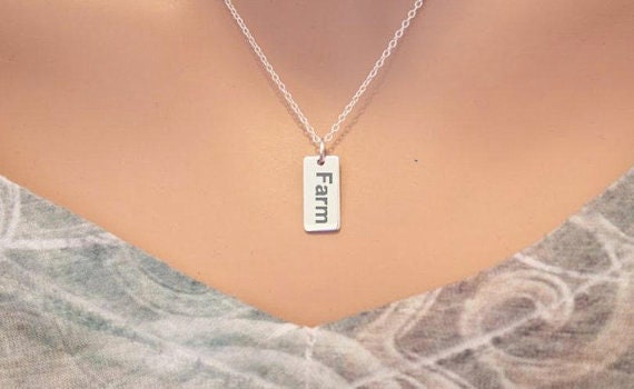 Anhänger Aus 925Er Silber Mit Wunschgravur von HannahCatherines