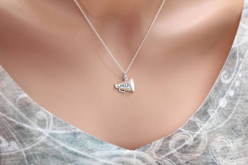 Cheer Megaphon Anhänger Sport Cheerleader Anhänger von HannahCatherines