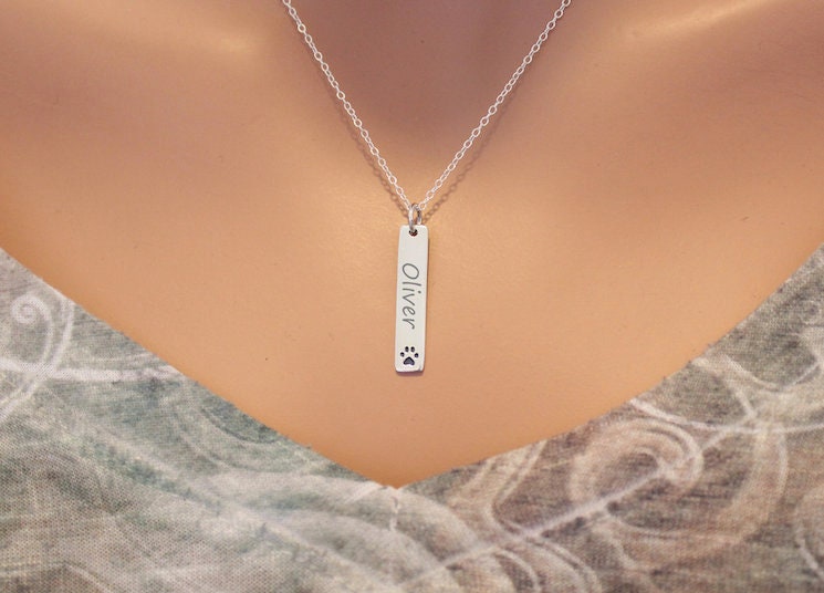 Personalisierter Pfoten Abdruck Schmuck von HannahCatherines