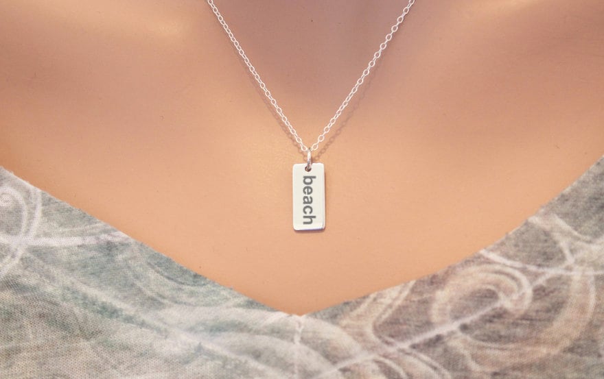 Anhänger Aus 925Er Silber Mit Gravur von HannahCatherines