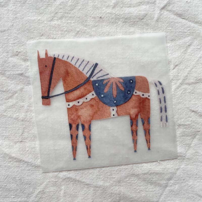 Bügelbild Weihnachten, Adventskalender Füllung Kinder, Aufnäher, Bügel Pferd, Inhalt von HannahsFirlefanz