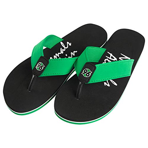 Hannover 96 Badeschuhe - Niemals Allein - Badeschlappen, Flip-Flops H96 - Plus Lesezeichen I Love Hannover Größe 44/45 von Hannover H96