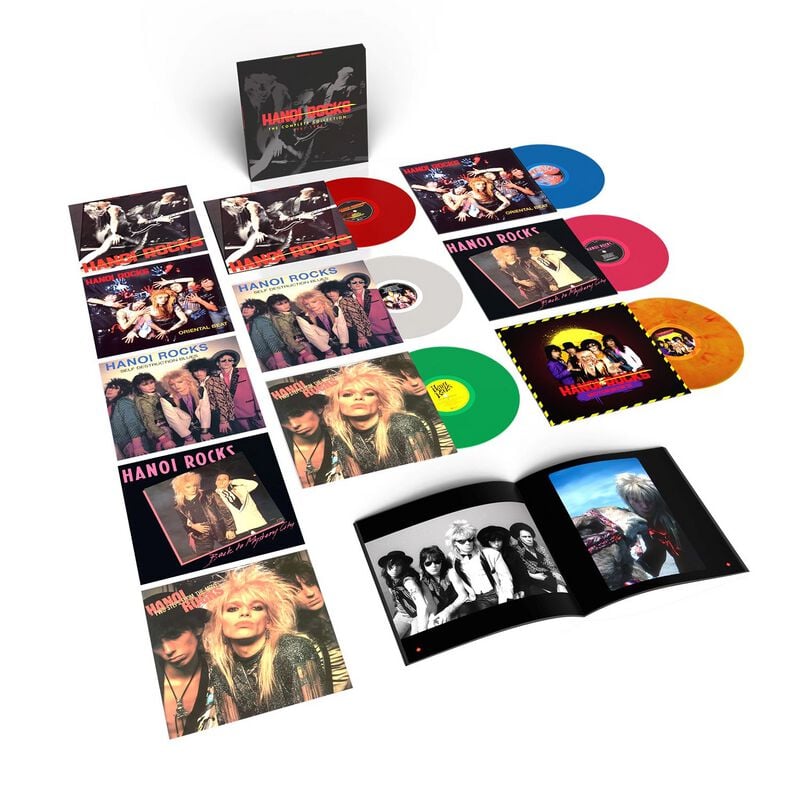 The Complete Collection 1981-1984 von Hanoi Rocks - 6-LP (Box, Coloured, Limited Edition) von Hanoi Rocks