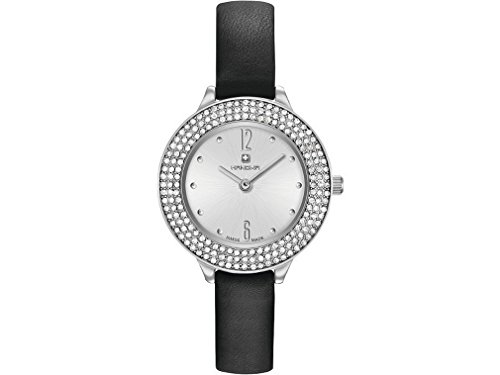 HANOWA Damen Analog Quarz Uhr mit Leder Armband 16-8008.04.001SET von Hanowa