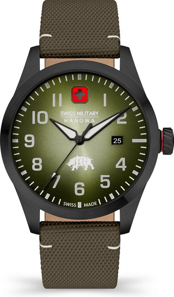 Hanowa Quarzuhr Hanowa Swiss Military BUSHMASTER SMWGN2102330 Herrenarmbanduhr von Hanowa