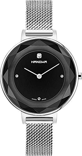 Hanowa Unisex Erwachsene Analog Quarz Uhr mit Edelstahl Armband 16-9078.04.007 von Hanowa