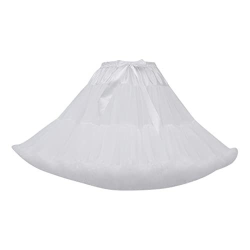 Damen Balletttanz Rock 3-Lagen Petticoat Tutu Unterrock Petticoat Tutu Unterrock Karneval Tüllrock Damen Tütü Petticoat von Hanraz