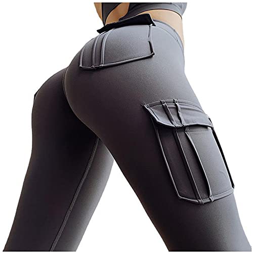 Damen HG Armour HiRise Leg Leggings warm Fitness Hose mit Taschen Sporthose Damen High Waist Bauchkontrolle Sport Yoga Gym von Hanraz