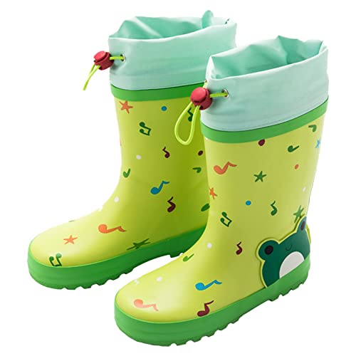 Gummistiefel Kinder 35, Gummistiefel Kinder Eva rutschfeste Regenschuhe Regenstiefel wasserdichte Halbhohe Gummischuhe Gartenstiefel Breite Stiefel Kinderstiefel von Hanraz
