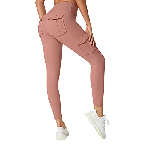 Hanraz Damen Blickdicht Laufhose Scrunch Sportleggins High Waist Undurchsichtige Schlankmachende Yoga- und Fitnesshosen für Frauen von Hanraz