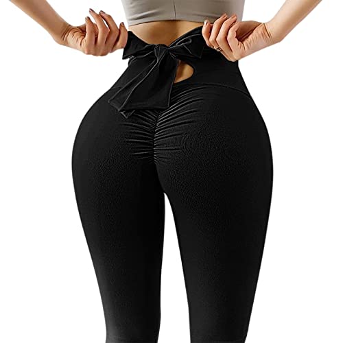 Hanraz Damen Butt Lift Leggings portleggings Lang Yogahose Gym Seamless Sporthose Bauchweg Leggins Push Up Boot von Hanraz