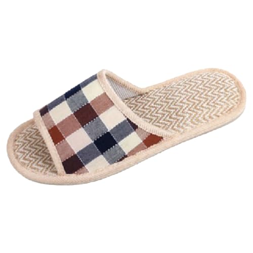 Hanraz Damen-Hausschuhe, Hausschuhe Damen Sommer Leinen Slip on Outdoor Sommerschuhe Damenhausschuhe Atmungsaktiv Wolkenschuhe Strandschuhe Bequem Fussbett Unisex Größe Filzhausschuhe Hanraz Damen-Hausschuhe, Hausschuhe Damen Sommer Leinen Slip on Outdoor Sommerschuhe Damenhausschuhe Atmungsaktiv Wolkenschuhe Strandschuhe Bequem Fussbett Unisex Größe Filzhausschuhe von Hanraz