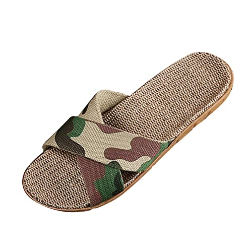 Hanraz Damen Hausschuhe, Hausschuhe Damen Sommer Leinen Slip on Unisex Pantoletten Orthopädische rutschfest Strandschuhe Slippers Größe Bequem Atmungsaktiv Fussbett Filzhausschuhe Hanraz Damen Hausschuhe, Hausschuhe Damen Sommer Leinen Slip on Unisex Pantoletten Orthopädische rutschfest Strandschuhe Slippers Größe Bequem Atmungsaktiv Fussbett Filzhausschuhe von Hanraz