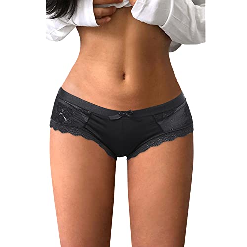 Hanraz Seamless Slips Damen Damen Slips Mehrpack Dessous Damen Sexy Reizwasche Weiche Unterwäsche Taillenslip Unterhosen Damen Baumwolle Reizwäsche Unterhosen von Hanraz