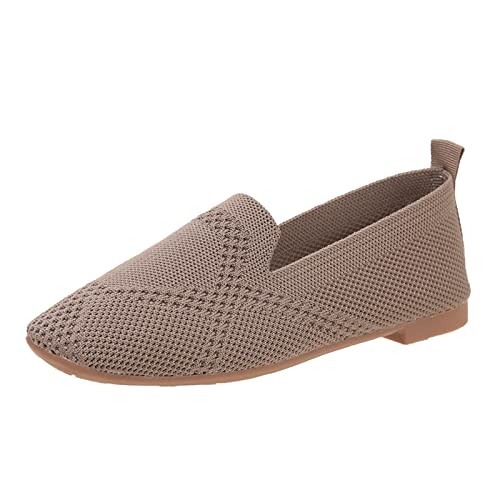 Hanraz Stoffballerinas Damen Klassische Sommerschuhe Eleganter Balerinaschuhe Damen Bequem Sportlich Schuhe Damen Sommer Elegant Elegant Schuhe Damenschuhe von Hanraz