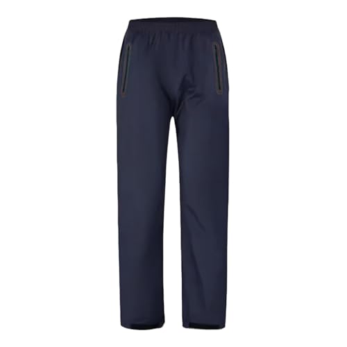 Regen Hosen Herren, Regenhose Herren Wasserdicht Fahrrad - Regenanzug Arbeitshose Atmungsaktiv Wandern Outdoor Matschhose Funktionshose Motorrad Leichte Regenkleidung Segelhose von Hanraz