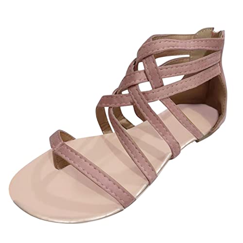 Sandalen Damen Sandaletten Elegant Boho Bequem Sommerschuhe Mädchen Sandaletten von Hanraz