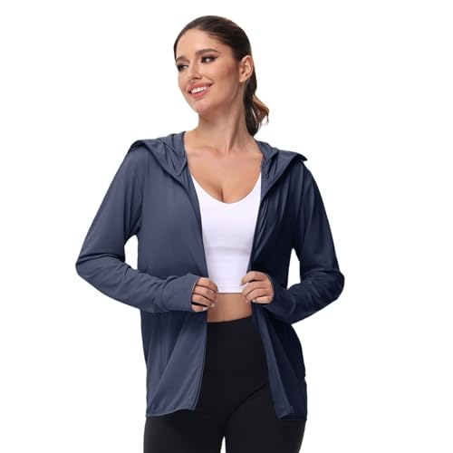 Sportjacke Damen Rosa, Sportjacke Damen Sommer UPF 50 Sonnenschutz Hoodie Sportshirt Funktionsjacke Langarm Windbreaker Outdoorjacke Trainingsjacke Uv Schutz Sweatjacke Sportoberteil Sportjacke Damen Rosa, Sportjacke Damen Sommer UPF 50 Sonnenschutz Hoodie Sportshirt Funktionsjacke Langarm Windbreaker Outdoorjacke Trainingsjacke Uv Schutz Sweatjacke Sportoberteil von Hanraz