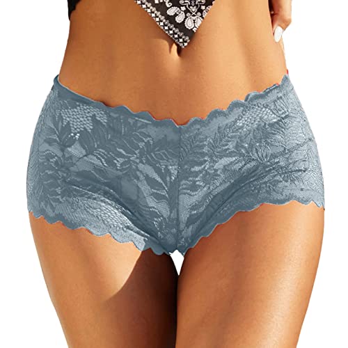 Unterhosen Damen Tanga, Weiche Unterwäsche Unterhosen Damen Spitze Slip Hipster Slips Dessous Damen Sexy Reizwasche Damenunterhose Slip von Hanraz