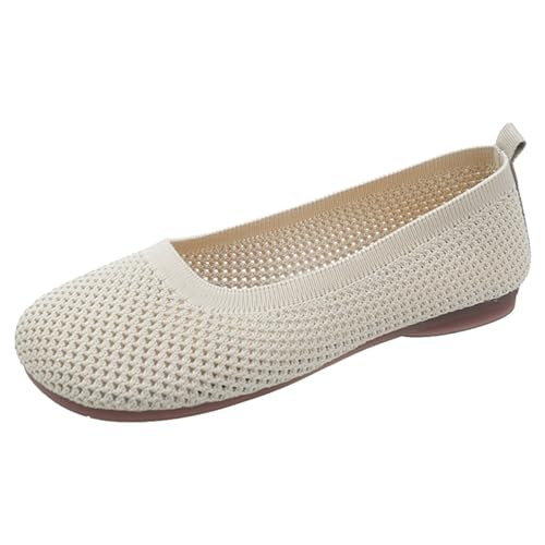Damen Ballerinas, Ballerinas Damen Slip On Sportlich Tanzschuhe Pumps Balerinaschuhe Faltbare Weite Gymnastikschuhe Stoffschuhe Sommerschuhe Ballettschuhe von Hanraz