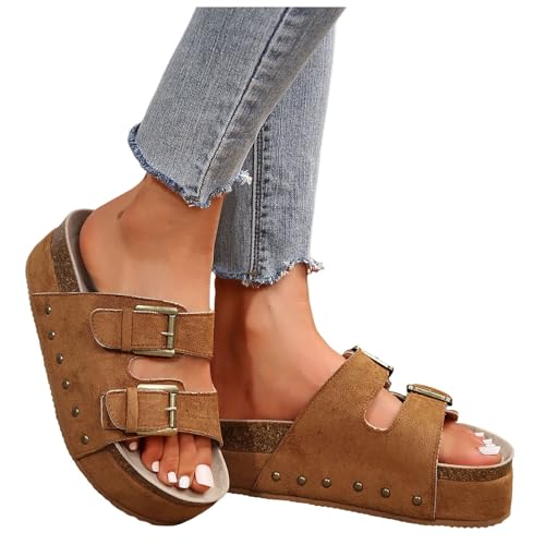 hausschuhe damen pantoletten, Pantoletten Damen Plateau Weite H Offene Schuhe Pantolette Hausschuhe Rutschfest Sommer Boho Sandalen Latschen Schlappen Schwarz, Beige, Braune| 37-42 EU hausschuhe damen pantoletten, Pantoletten Damen Plateau Weite H Offene Schuhe Pantolette Hausschuhe Rutschfest Sommer Boho Sandalen Latschen Schlappen Schwarz, Beige, Braune| 37-42 EU von Hanraz