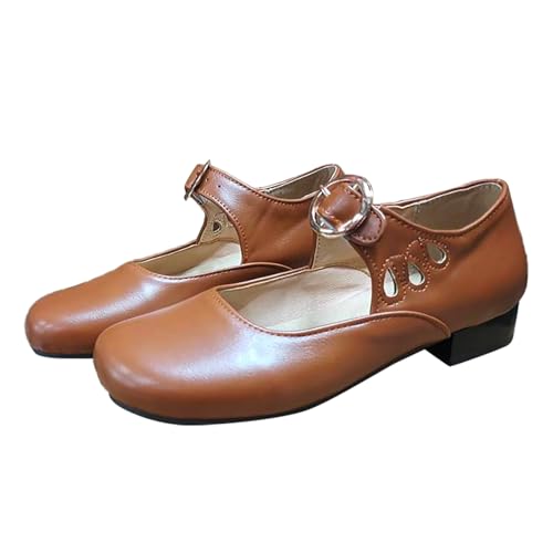 high Heels, Trachtenschuhe Damen Weite H Weiche Spangenpumps Tanzschuhe Trachten Dirndl Stöckelschuhe Mary Jane Halbschuhe Absatzschuhe Brautschuhe Oktoberfest Dirndl Schuhe von Hanraz